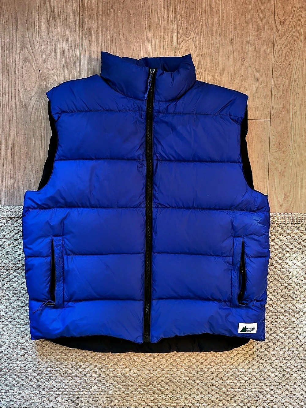 Mountain Equipment Co-op MEC Blue Down Puffer Vest